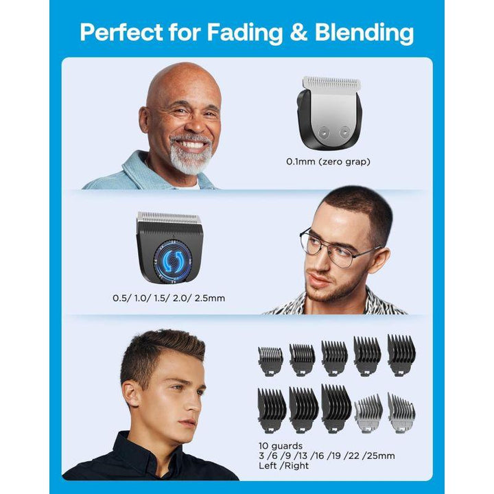 Glaker HC2022 Hair Clipper Wireless - Black - Zrafh.com - Your Destination for Baby & Mother Needs in Saudi Arabia
