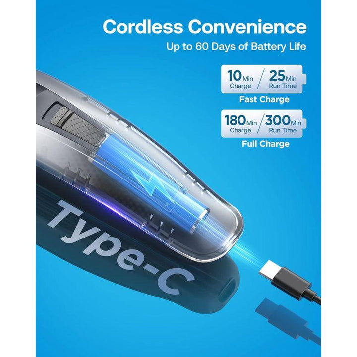 Glaker HC2022 Hair Clipper Wireless - Black - Zrafh.com - Your Destination for Baby & Mother Needs in Saudi Arabia