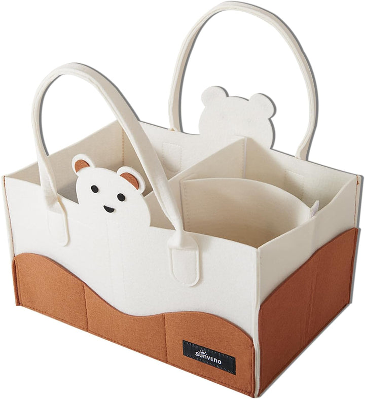 Sunveno Diaper Organizer - Ivory - Zrafh.com - Your Destination for Baby & Mother Needs in Saudi Arabia