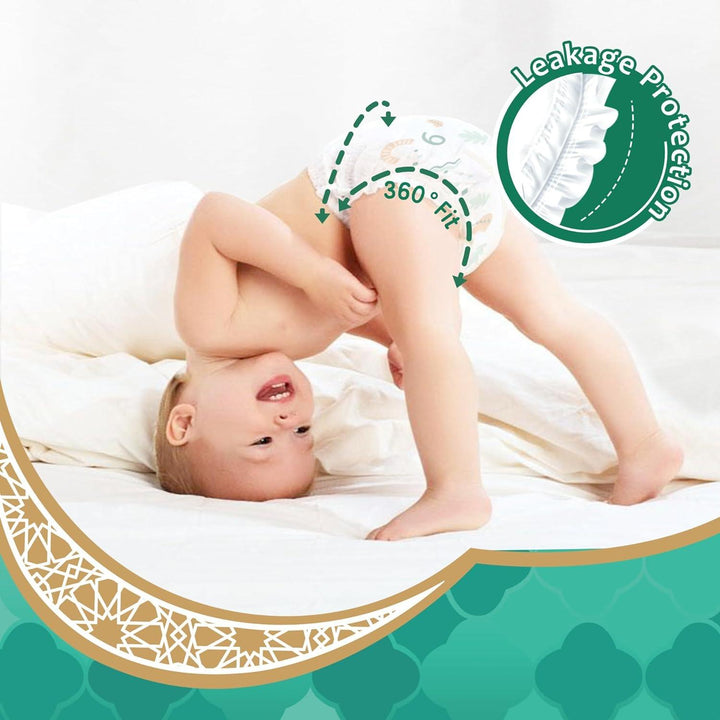 Makuku Premium Diapers ProCare Tape Style Disposable Diaper, Size 3, Medium, 6-11 Kg, 100 Pieces - Zrafh.com - Your Destination for Baby & Mother Needs in Saudi Arabia
