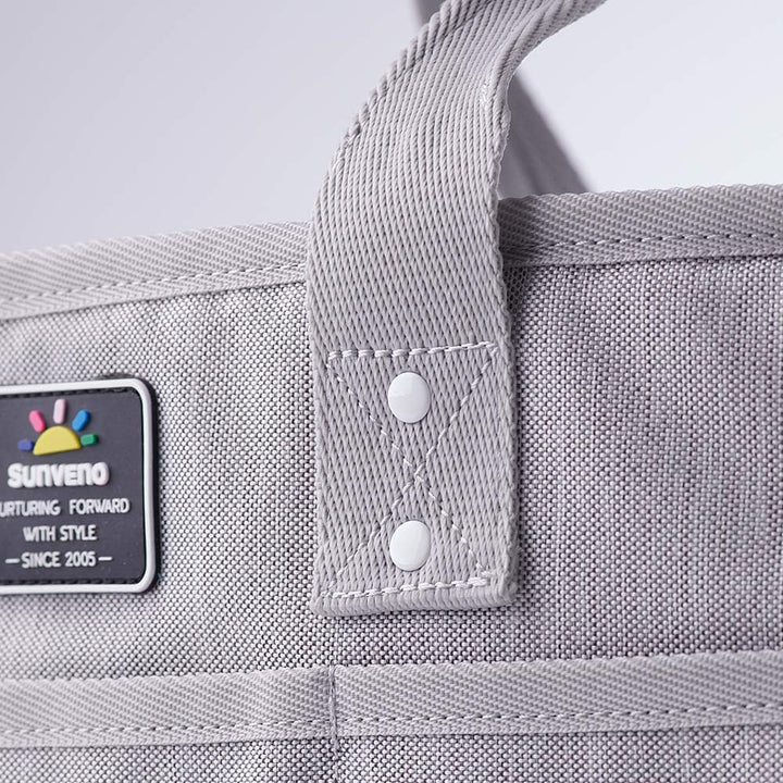 Sunveno Diaper Caddy With Blue Disposable Changing Mats - 50 Pieces - Grey - Zrafh.com - Your Destination for Baby & Mother Needs in Saudi Arabia