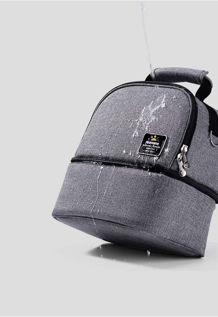 Sunveno Insulated Office Lunch Bag - Space Grey - 9L - ZRAFH