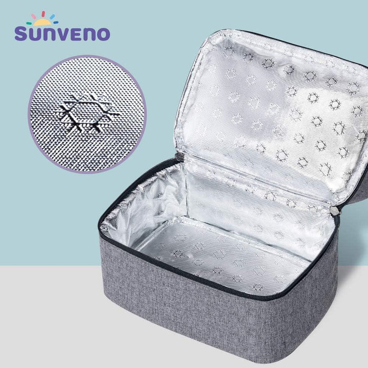 Sunveno Insulated Office Lunch Bag - Space Grey - 9L - ZRAFH