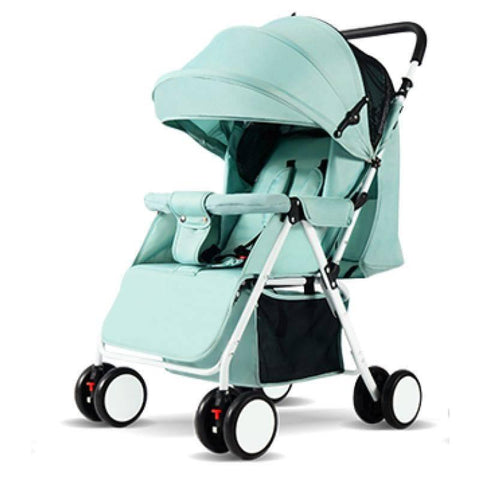 mint green stroller
