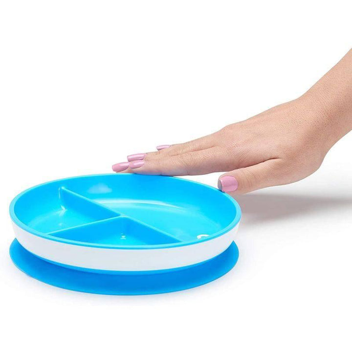 Munchkin Stay Put Suction Plate - Blue - ZRAFH
