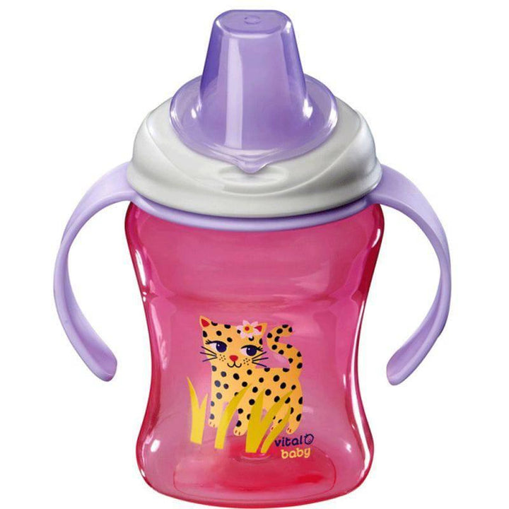 Vital Baby Hydrate fizz Little Sipper With Removable Handles 6+ months - 260 ml - Pink&Purple - ZRAFH
