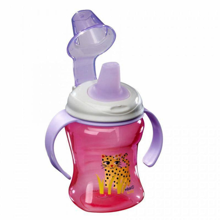 Vital Baby Hydrate fizz Little Sipper With Removable Handles 6+ months - 260 ml - Pink&Purple - ZRAFH