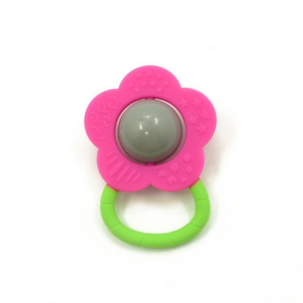 Luqu Silicone Rattle- Flower - ZRAFH