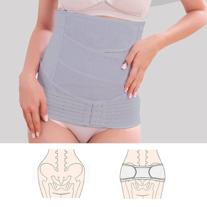 Sunveno Breathable Postpartum Abdominal Belt - XL - Blue - Zrafh.com - Your Destination for Baby & Mother Needs in Saudi Arabia