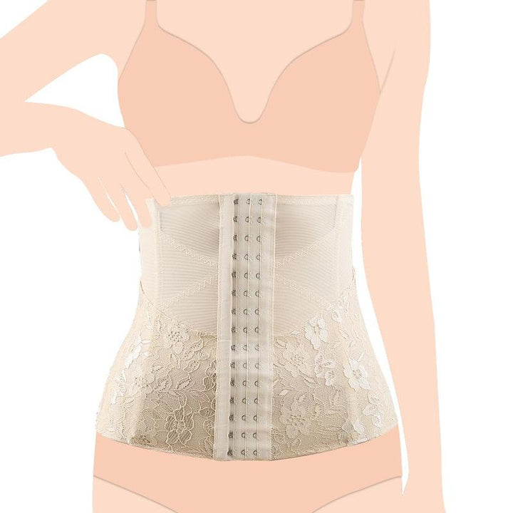 Sunveno Body Shaping Belt Set - 2 in 1 - Beige - Zrafh.com - Your Destination for Baby & Mother Needs in Saudi Arabia