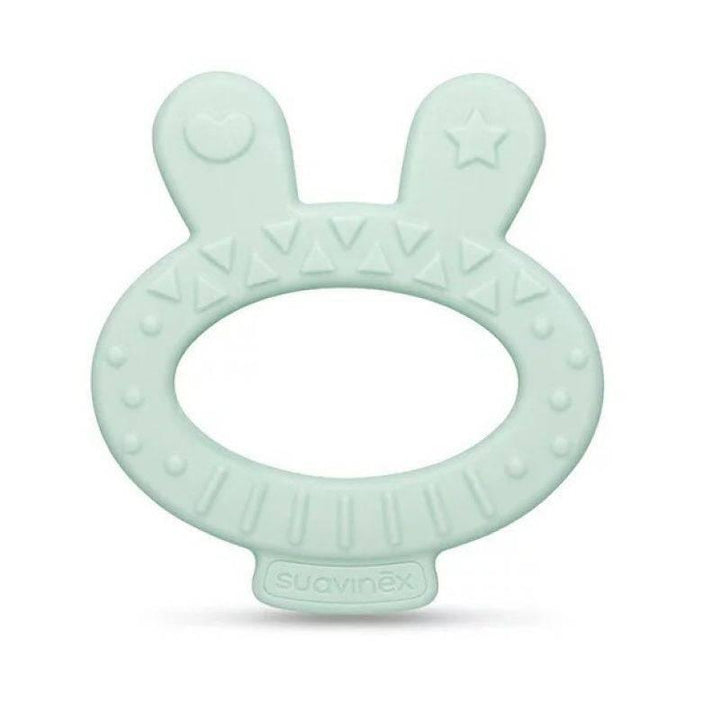 Suavinex Premium Hygge Baby Rabbit Teether 0+ months - Green - ZRAFH