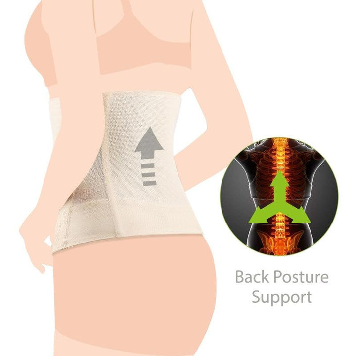 Sunveno Body Shaping Belt Set - 2 in 1 - Beige - Zrafh.com - Your Destination for Baby & Mother Needs in Saudi Arabia