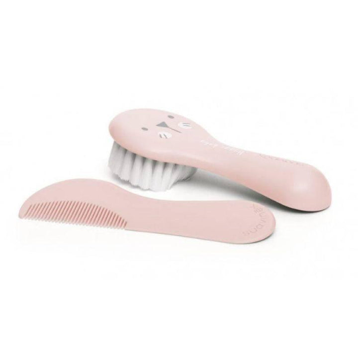 Suavinex Hygge Premium Baby Brush & Comb Set - Pink - ZRAFH