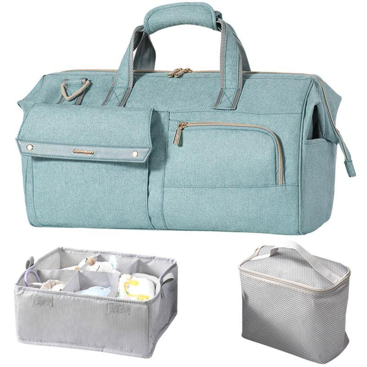 Sunveno 3in1 Travel Bag - Green - Zrafh.com - Your Destination for Baby & Mother Needs in Saudi Arabia