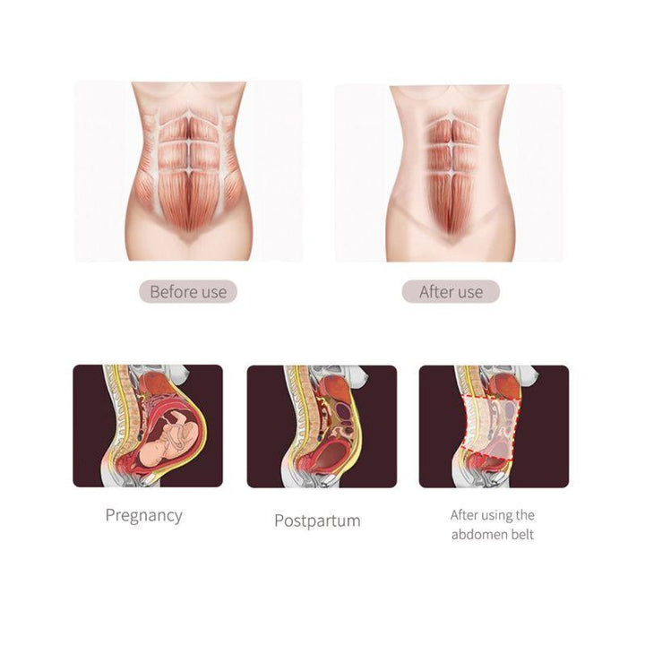 Sunveno Breathable Postpartum Abdominal Belt - Blue - M - Zrafh.com - Your Destination for Baby & Mother Needs in Saudi Arabia