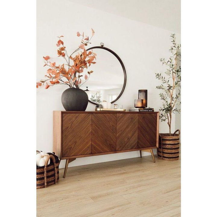 Timeless Wood Buffet - Classic Elegance By Alhome - Zrafh.com - Your Destination for Baby & Mother Needs in Saudi Arabia
