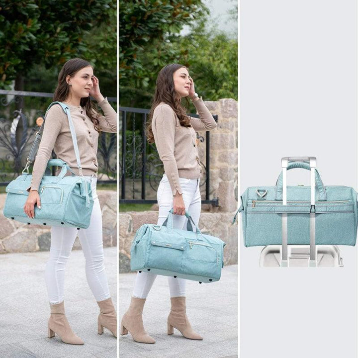 Sunveno 3in1 Travel Bag - Green - Zrafh.com - Your Destination for Baby & Mother Needs in Saudi Arabia