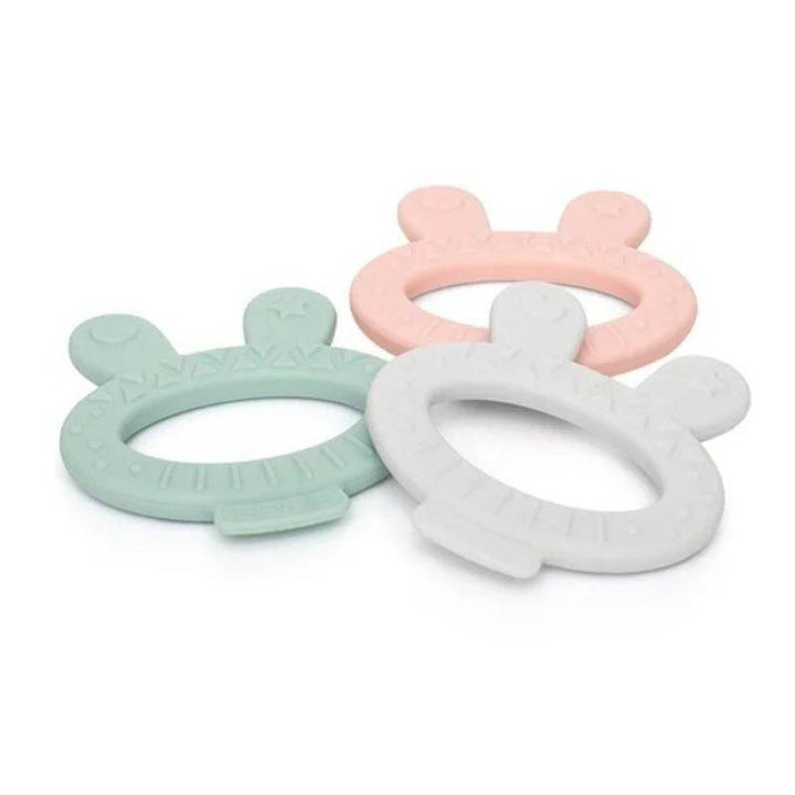 Suavinex Premium Hygge Baby Rabbit Teether 0+ months - Green - ZRAFH